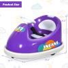 imageINFANS Kids Ride On Car 6V Bumper Car Electric Vehicles with 2 Driving Modes360 Degree Spin Remote Control LED Lights Music Bluetooth Rechargeable Battery Powered Toys PurplePurple
