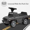 imageINFANS Kids Ride On Push Car Licensed Jeep FoottoFloor Sliding Toddler Toy with Engine Sound Horn Under Seat Storage Baby Walking Racer Gift for Boys Girls Age 153 PinkGray