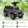 imageINFANS Kids Ride On Push Car Licensed Jeep FoottoFloor Sliding Toddler Toy with Engine Sound Horn Under Seat Storage Baby Walking Racer Gift for Boys Girls Age 153 PinkGray