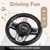 imageINFANS Kids Ride On Push Car Licensed Jeep FoottoFloor Sliding Toddler Toy with Engine Sound Horn Under Seat Storage Baby Walking Racer Gift for Boys Girls Age 153 PinkWhite