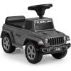 imageINFANS Kids Ride On Push Car Licensed Jeep FoottoFloor Sliding Toddler Toy with Engine Sound Horn Under Seat Storage Baby Walking Racer Gift for Boys Girls Age 153 PinkGray