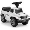 imageINFANS Kids Ride On Push Car Licensed Jeep FoottoFloor Sliding Toddler Toy with Engine Sound Horn Under Seat Storage Baby Walking Racer Gift for Boys Girls Age 153 PinkWhite
