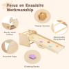 imageINFANS 12 in 1 Climbing Toys for Toddlers Upgrade Wooden Montessori Foldable Triangle Climber Set with Reversible Ramp Slide Ladder Seesaw Indoor Pikler Climb Activity Jungle for Kids Age 37 in 1