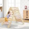 imageINFANS 12 in 1 Climbing Toys for Toddlers Upgrade Wooden Montessori Foldable Triangle Climber Set with Reversible Ramp Slide Ladder Seesaw Indoor Pikler Climb Activity Jungle for Kids Age 33 in 1