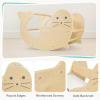 imageINFANS 4 in 1 Arch Climbing Toys for Toddlers Montessori Wooden Arch Climber Ladder Structure and Rocker with Cushion Pad Waldorf Children Indoor Gym Learning Playset for Kids Boys GirlsMacaron