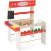 imageINFANS Grocery Store Marketplace Toy for Kids Wooden Market Stand Pretend Play Set with 36 Cutting Vegetables Fruits Pieces Role Food Shop Playset Gift for Boys Girls Ages 3Fruit Store
