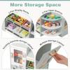 imageINFANS Kids Grocery Store Playset Wooden Supermarket Toy Set with Cash Register Vending Machine Play Food Accessories Blackboard Pretend Play Store Gift for Toddler Boys Girls Gray375 x 24 x 325