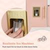 imageINFANS Kids Kitchen Playset Cooking Toy Kitchen Set with Coffee Machine Stove Removable Sink Microwave Storage Cabinet Simulation Wooden Play Kitchen for Toddler Boys GirlsPink