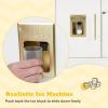 imageINFANS Kids Kitchen Playset Cooking Toy Kitchen Set with Coffee Machine Stove Removable Sink Microwave Storage Cabinet Simulation Wooden Play Kitchen for Toddler Boys GirlsBeige