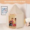 imageINFANS Kids Play Tent with Washable Mat AntiTrip Large Playhouse Toys with 2 Doors for Children Boys Girls Indoor Outdoor Princess Tents Castle for Toddlers