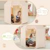 imageINFANS Kids Play Tent with Washable Mat AntiTrip Large Playhouse Toys with 2 Doors for Children Boys Girls Indoor Outdoor Princess Tents Castle for Toddlers