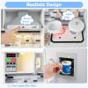 imageINFANS Play Kitchen for Kids Wooden Kids Play Kitchen Playset with Realistic Light ampamp Sounds Pots Pan Microwave Sink Children Pretend Cooking Toy Set Gift for Toddler Boys Girls Ages 3Grey
