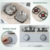 imageINFANS Play Kitchen for Kids Wooden Kids Play Kitchen Playset with Realistic Light ampamp Sounds Pots Pan Microwave Sink Children Pretend Cooking Toy Set Gift for Toddler Boys Girls Ages 3Green