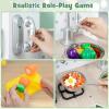 imageINFANS Play Kitchen for Kids Wooden Kids Play Kitchen Playset with Realistic Light ampamp Sounds Pots Pan Microwave Sink Children Pretend Cooking Toy Set Gift for Toddler Boys Girls Ages 3Green