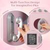 imageINFANS Play Kitchen for Kids Wooden Kids Play Kitchen Playset with Realistic Light ampamp Sounds Pots Pan Microwave Sink Children Pretend Cooking Toy Set Gift for Toddler Boys Girls Ages 3Pink
