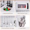 imageINFANS Play Kitchen for Kids Wooden Kids Play Kitchen Playset with Realistic Light ampamp Sounds Pots Pan Microwave Sink Children Pretend Cooking Toy Set Gift for Toddler Boys Girls Ages 3White