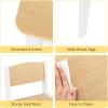 imageINFANS Kids Art Table and Chair Set Toddler Craft Play Wood Activity Desk with Paper Roll 2 Chairs Storage Canvas Bins for Writing Drawing Children Furniture for Daycare Nursery Boys Girls Ages 3Natural