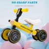 imageINFANS Baby Balance Bike Toddler Ride On Bicycle for 1 2 3 Year Old Kids No Pedal Sliding Toy with Silent Wheels Infant First Birthday Gifts for Ages 1236 Months Boys GirlsGolden Yellow 6B