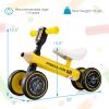 imageINFANS Baby Balance Bike Toddler Ride On Bicycle for 1 2 3 Year Old Kids No Pedal Sliding Toy with Silent Wheels Infant First Birthday Gifts for Ages 1236 Months Boys GirlsGolden Yellow 6B