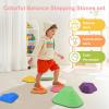 imageINFANS Balance Stepping Stones for Kids 6pcs NonSlip Plastic Balance Stones Indoor Outdoor Coordination Balance Blocks Promote Sensory Toddlers Coordination Skills for Age 38 Years6 PCS