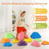 imageINFANS Balance Stepping Stones for Kids 6pcs NonSlip Plastic Balance Stones Indoor Outdoor Coordination Balance Blocks Promote Sensory Toddlers Coordination Skills for Age 38 Years11 PCS