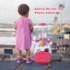 imageINFANS Kids Luggage 16 Carry On Rolling Suitcase with LED Flashing Spinner Wheels for Girls Boys Travel Trolley Hardside Case for Toddlers