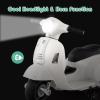 imageLicensed Vespa Kids Motorcycle by INFANS 6V Battery Powered Motorbike for Toddlers with Training Wheels Horn LED Lights Electric Ride on Toys for Boys Girls Aged 1836 Months WhiteWhite