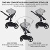 imageINFANS 2in1 Reversible Bassinet Stroller with 360 Rotating Frame