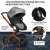 imageINFANS 2in1 Reversible Bassinet Stroller with 360 Rotating Frame