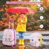 imageINFANS Luggage Set 12 Travel Backpack and 16 Carry on Suitcase with Rolling Spinner Wheels 2 Pcs Trolley Case Gift