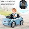 imageLicensed Fiat 500 Ride on Push Car by INFANS 3 in 1 Baby Stroller Sliding Walking Car with Retractable Footrest Parent Control Handle Horn FoottoFloor Toys for Kids Toddlers 18 Month PinkBlue