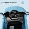imageLicensed Fiat 500 Ride on Push Car by INFANS 3 in 1 Baby Stroller Sliding Walking Car with Retractable Footrest Parent Control Handle Horn FoottoFloor Toys for Kids Toddlers 18 Month PinkBlue