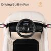 imageLicensed Fiat 500 Ride on Push Car by INFANS 3 in 1 Baby Stroller Sliding Walking Car with Retractable Footrest Parent Control Handle Horn FoottoFloor Toys for Kids Toddlers 18 Month PinkWhite