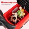 imageLicensed Push Car for Toddlers by INFANS 3 in 1 Sliding Walking Car with Push Handle Horn Music Underneath Storage FoottoFloor Ride on Toys for Boys Girls IvoryRed