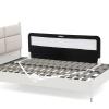 imageINFANS Bed Rail for Toddlers 59quot Foldable Safety Baby Crib Rail Fit for Kids Twin Extra Long Swing Down Bed Guardrail for Convertible Crib Queen Full King Mattress Side Guard PinkBlack