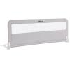 imageINFANS Bed Rail for Toddlers 59quot Foldable Safety Baby Crib Rail Fit for Kids Twin Extra Long Swing Down Bed Guardrail for Convertible Crib Queen Full King Mattress Side Guard PinkLight Gray