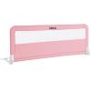 imageINFANS Bed Rail for Toddlers 59quot Foldable Safety Baby Crib Rail Fit for Kids Twin Extra Long Swing Down Bed Guardrail for Convertible Crib Queen Full King Mattress Side Guard PinkPink