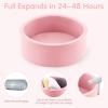 imageINFANS Foam Ball Pit for Toddlers with 200 Balls 36quotx 12quot Large Round Ball Pool Playpen with Soft Memory Sponge Pad BPA Free Ideal Gift for Kids Babies Indoor Outdoor PinkPink