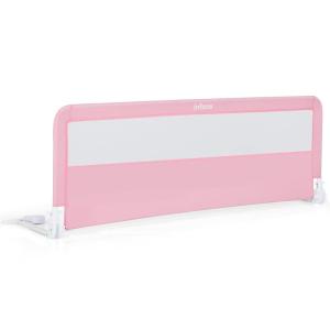 imageINFANS Bed Rail for Toddlers 59quot Foldable Safety Baby Crib Rail Fit for Kids Twin Extra Long Swing Down Bed Guardrail for Convertible Crib Queen Full King Mattress Side Guard PinkPink