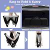 imageINFANS 3 in 1 Pack and Play Portable Travel Baby Crib Bassinet with Detachable Mattress Newborn Changing Table Foldable Playpen with Carry Bag and 2 Wheels CartoonMorden
