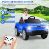 imageLicensed Chevrolet Silverado Ride on Car for Kids by INFANS 12V Battery Powered Electric Vehicle with Shock Absorption Remote Control Headlight Bluetooth Power Display USB Aged 38 BlackBlue