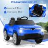 imageLicensed Chevrolet Silverado Ride on Car for Kids by INFANS 12V Battery Powered Electric Vehicle with Shock Absorption Remote Control Headlight Bluetooth Power Display USB Aged 38 BlackBlue