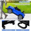 imageLicensed Chevrolet Silverado Ride on Car for Kids by INFANS 12V Battery Powered Electric Vehicle with Shock Absorption Remote Control Headlight Bluetooth Power Display USB Aged 38 BlackBlue