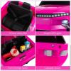 imageLicensed Chevrolet Silverado Ride on Car for Kids by INFANS 12V Battery Powered Electric Vehicle with Shock Absorption Remote Control Headlight Bluetooth Power Display USB Aged 38 BlackPink