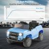 imageLicensed Toyota Ride on Car by INFANS Battery Powered Electric Vehicle for Kids with Remote Control MP3 USB Power Display LED Lights Suspension Ride on Toy for 3 Boys Girls WhiteBlue