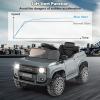 imageLicensed Toyota Ride on Car by INFANS Battery Powered Electric Vehicle for Kids with Remote Control MP3 USB Power Display LED Lights Suspension Ride on Toy for 3 Boys Girls WhiteGray
