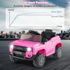 imageLicensed Toyota Ride on Car by INFANS Battery Powered Electric Vehicle for Kids with Remote Control MP3 USB Power Display LED Lights Suspension Ride on Toy for 3 Boys Girls WhitePink