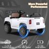 imageLicensed Toyota Ride on Car by INFANS Battery Powered Electric Vehicle for Kids with Remote Control MP3 USB Power Display LED Lights Suspension Ride on Toy for 3 Boys Girls WhiteWhite