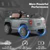 imageLicensed Toyota Ride on Car by INFANS Battery Powered Electric Vehicle for Kids with Remote Control MP3 USB Power Display LED Lights Suspension Ride on Toy for 3 Boys Girls WhiteGray