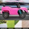 imageLicensed Toyota Ride on Car by INFANS Battery Powered Electric Vehicle for Kids with Remote Control MP3 USB Power Display LED Lights Suspension Ride on Toy for 3 Boys Girls WhitePink
